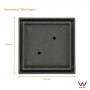 Matte Gold Smart Tile Insert Floor Waste Shower Grate Drain (90mm outlet) Matte Gold Smart Tile Insert Floor Waste Shower Grate Drain (90mm outlet)